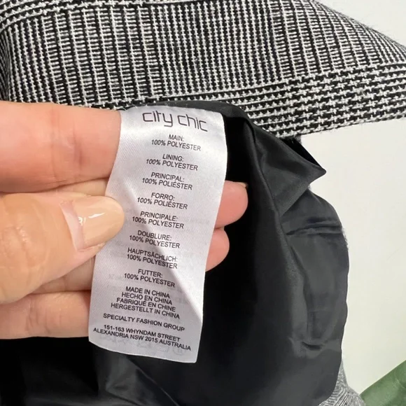 city chic plaid blazer - Picture 4 of 5